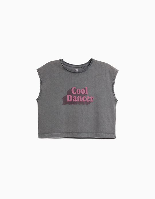 Comprar Online T-shirt Estampada, Menina, Cinzento 