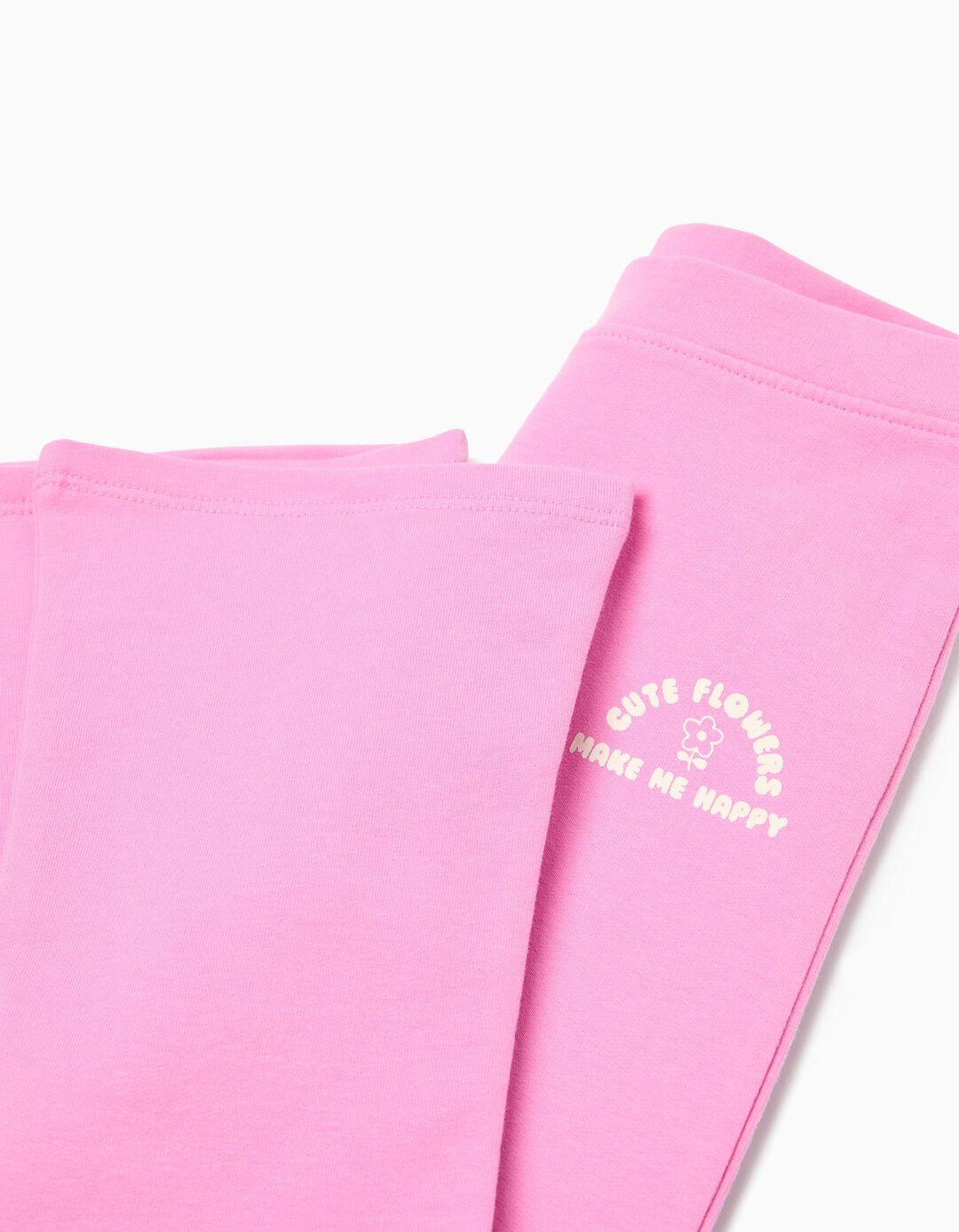 Leggings Flare, Menina, Rosa