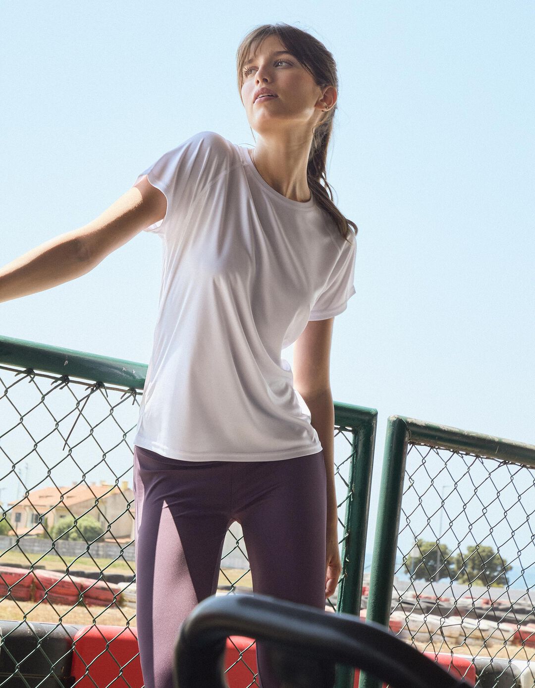 T-shirt de Desporto, Mulher, Branco