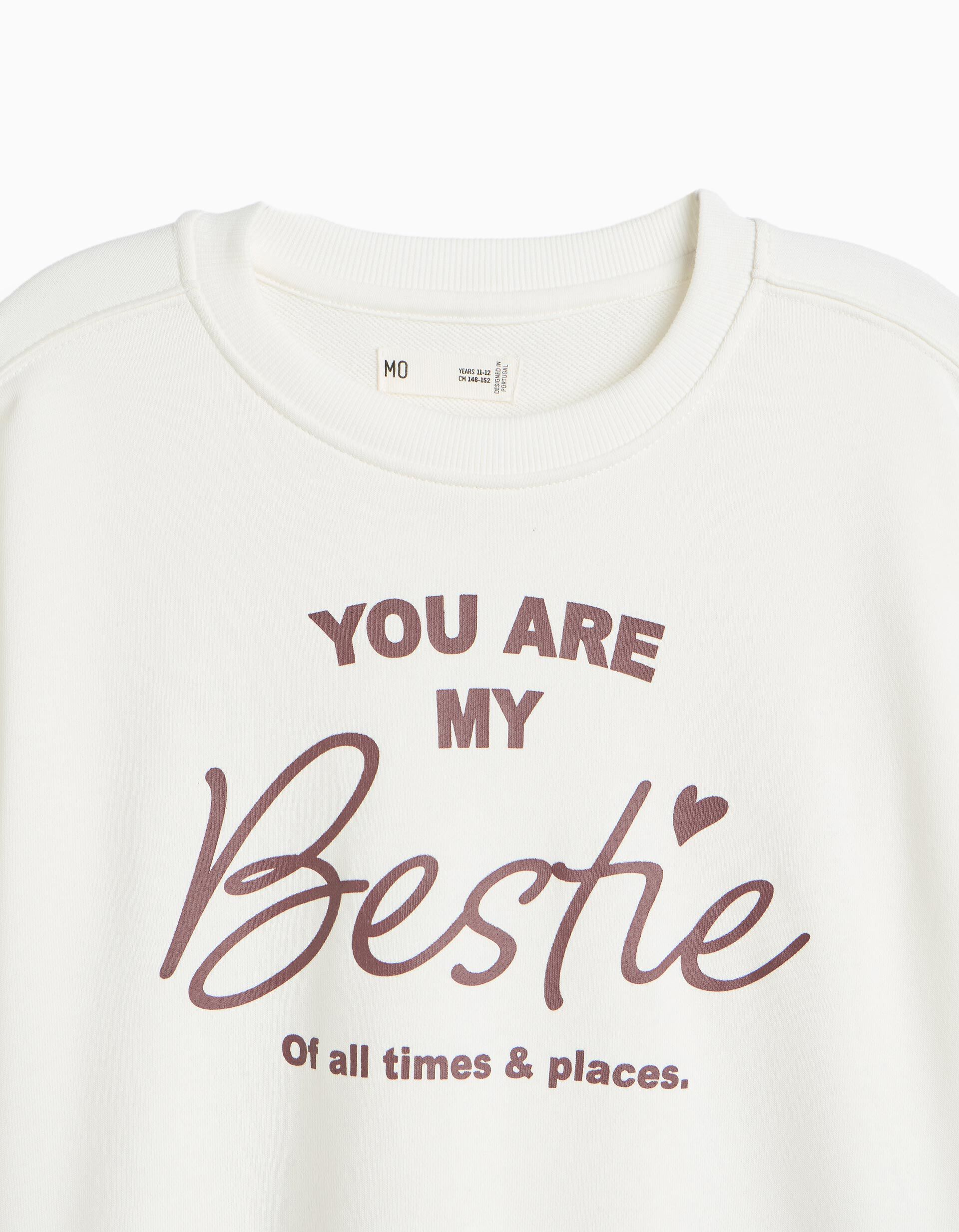Comprar Online Sweatshirt Estampada, Menina, Branco