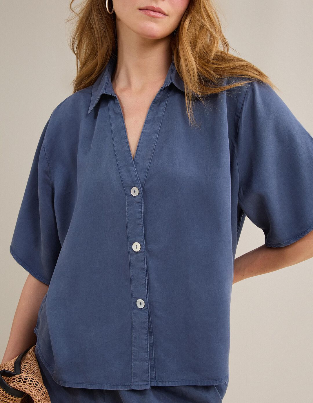 Camisa Liocel, Mulher, Azul