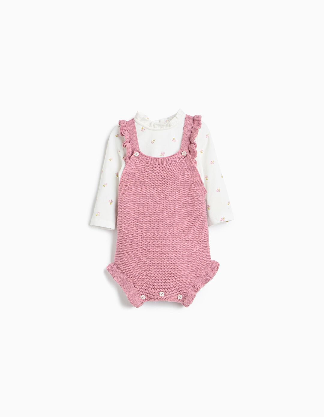 Conjunto Body E Fofo, Rec&eacute;m-Nascido, Rosa