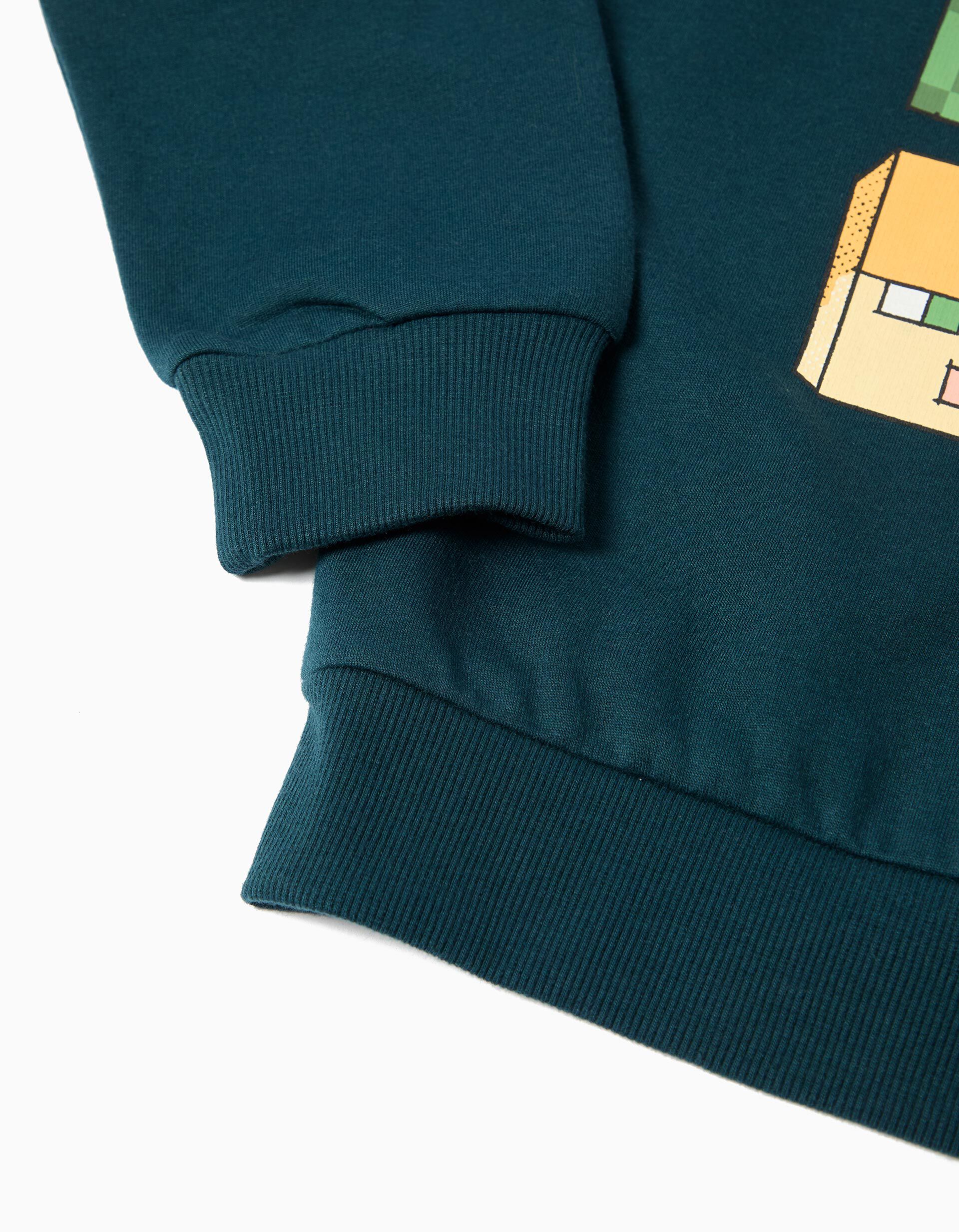 Comprar Online Sweatshirt 'Minecraft', Menino, Azul