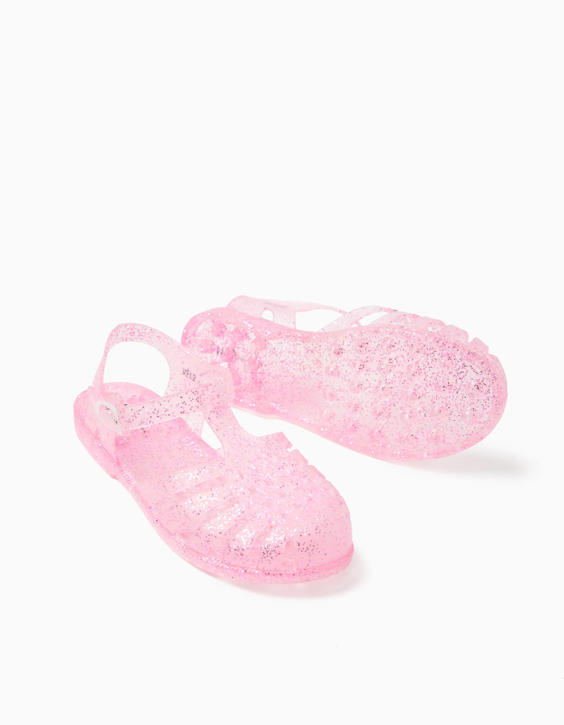 Comprar Online Sand&aacute;lias Brilhantes, Menina, Rosa