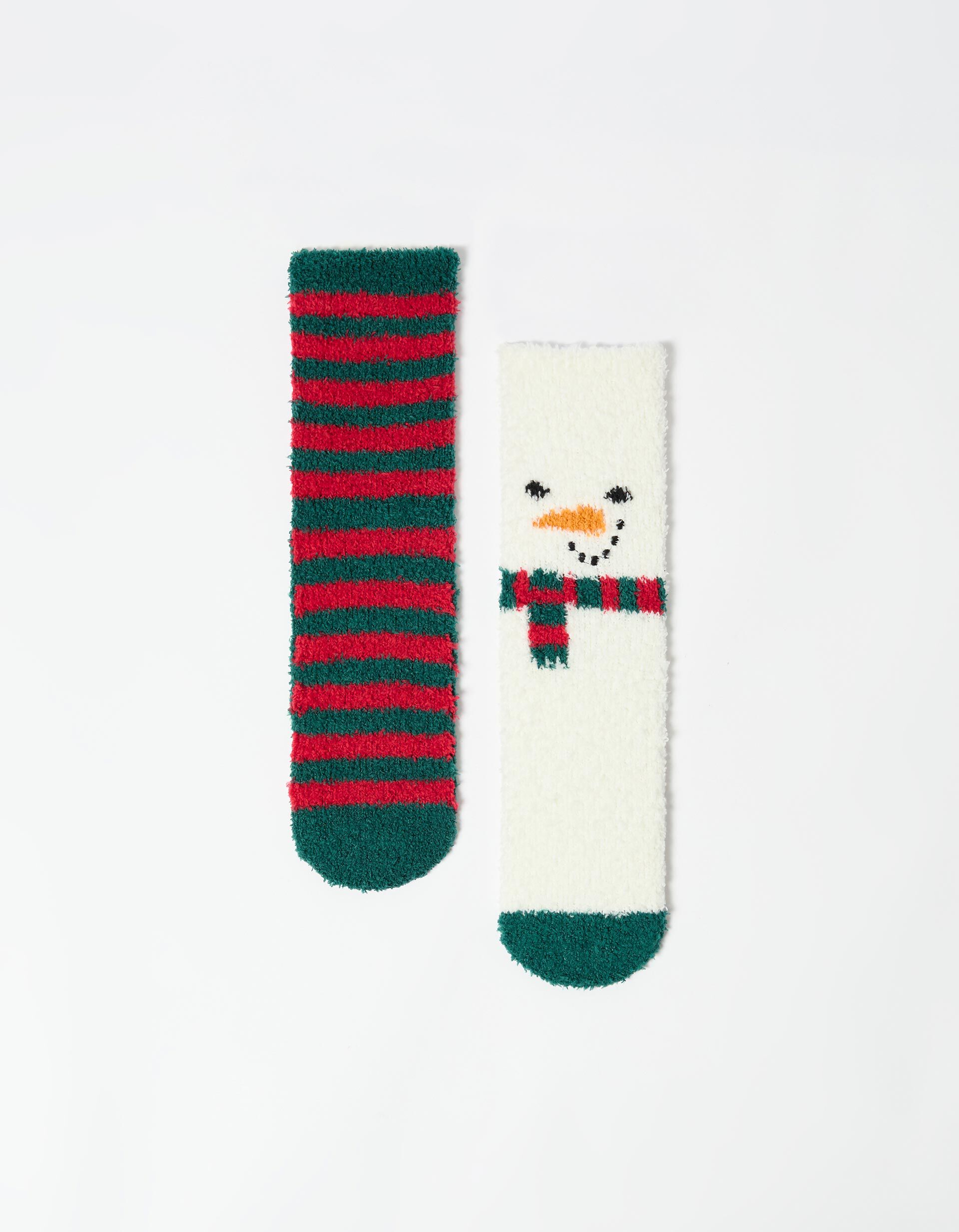 Comprar Online Pack 2 Pares Meias Natal, Menino, Branco