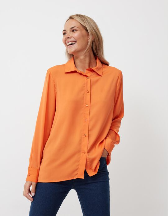 Shirt, Women, Orange