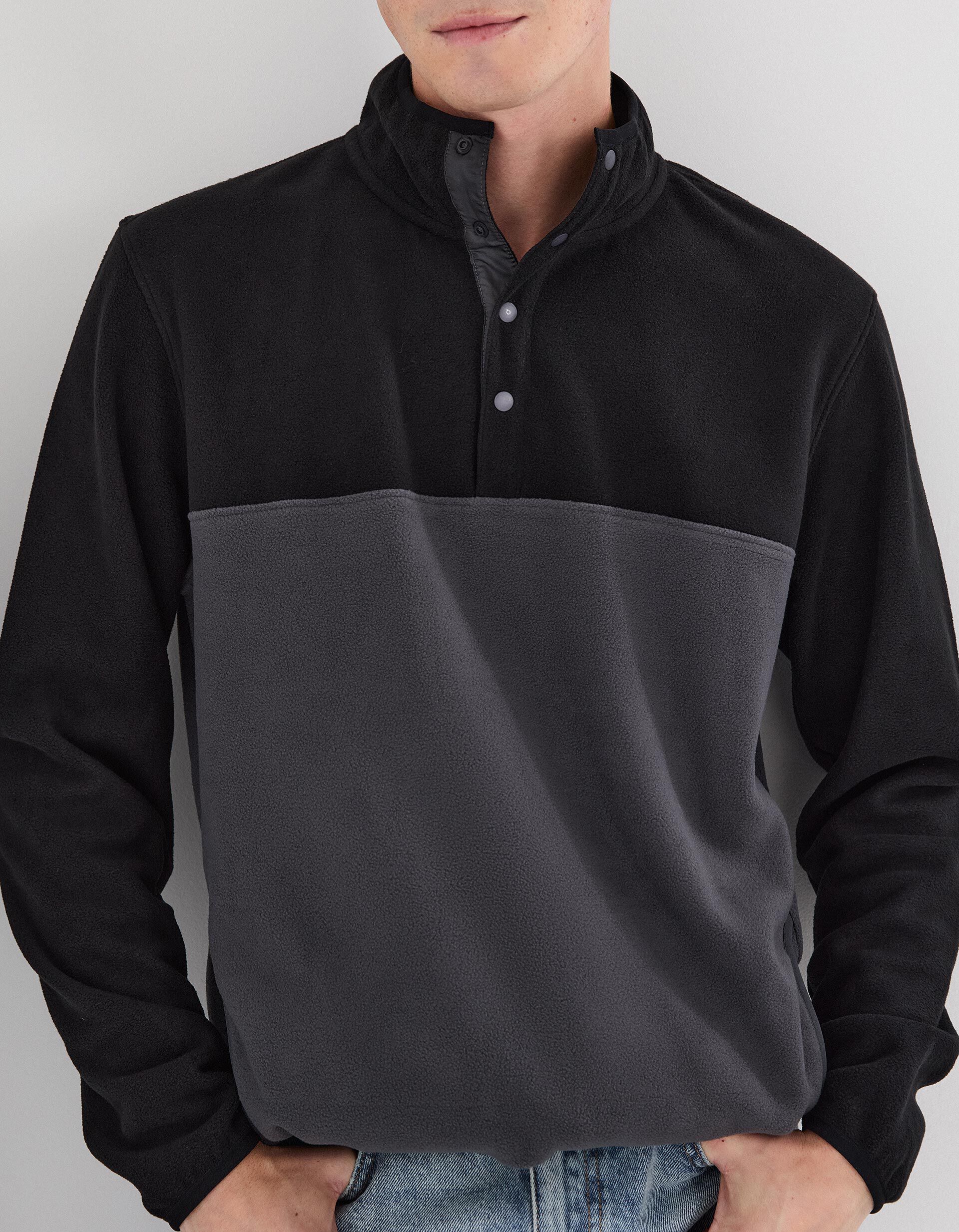 Comprar Online Camisola Polar, Homem, Cinzento Escuro