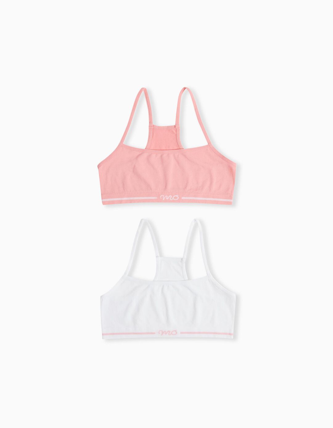 2 Tops Pack, Girls, Pink/White