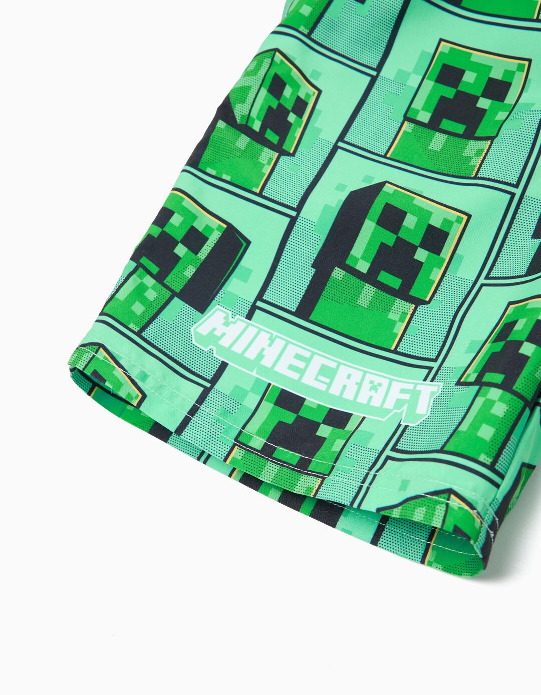 Cal&ccedil;&otilde;es de Banho 'Minecraft', Menino, Preto
