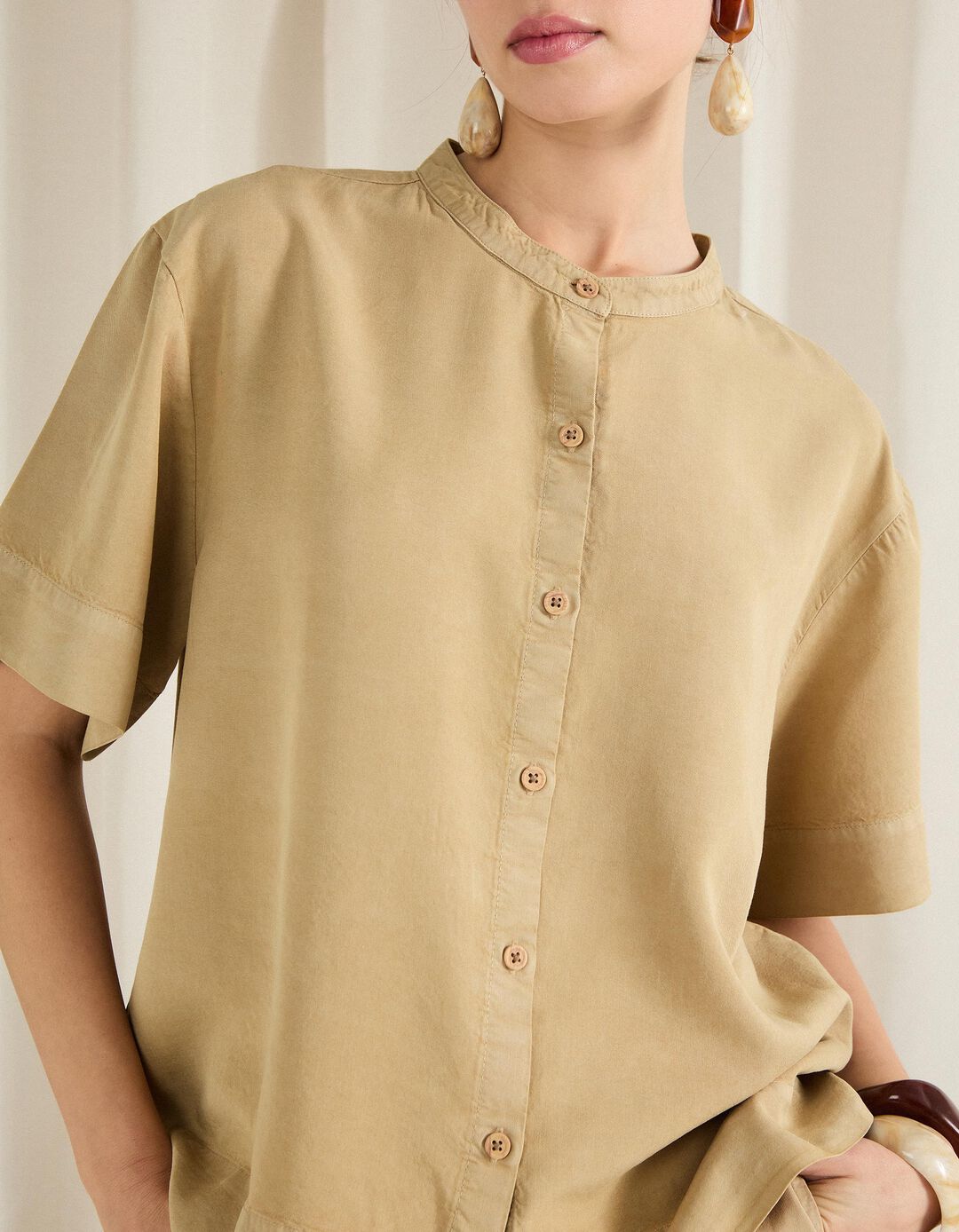 Blusa Liocel, Mulher, Bege Claro
