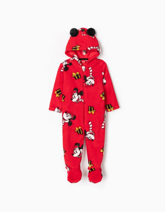 Pijama-Macacão para Bebé Menina 'Minnie', Vermelho