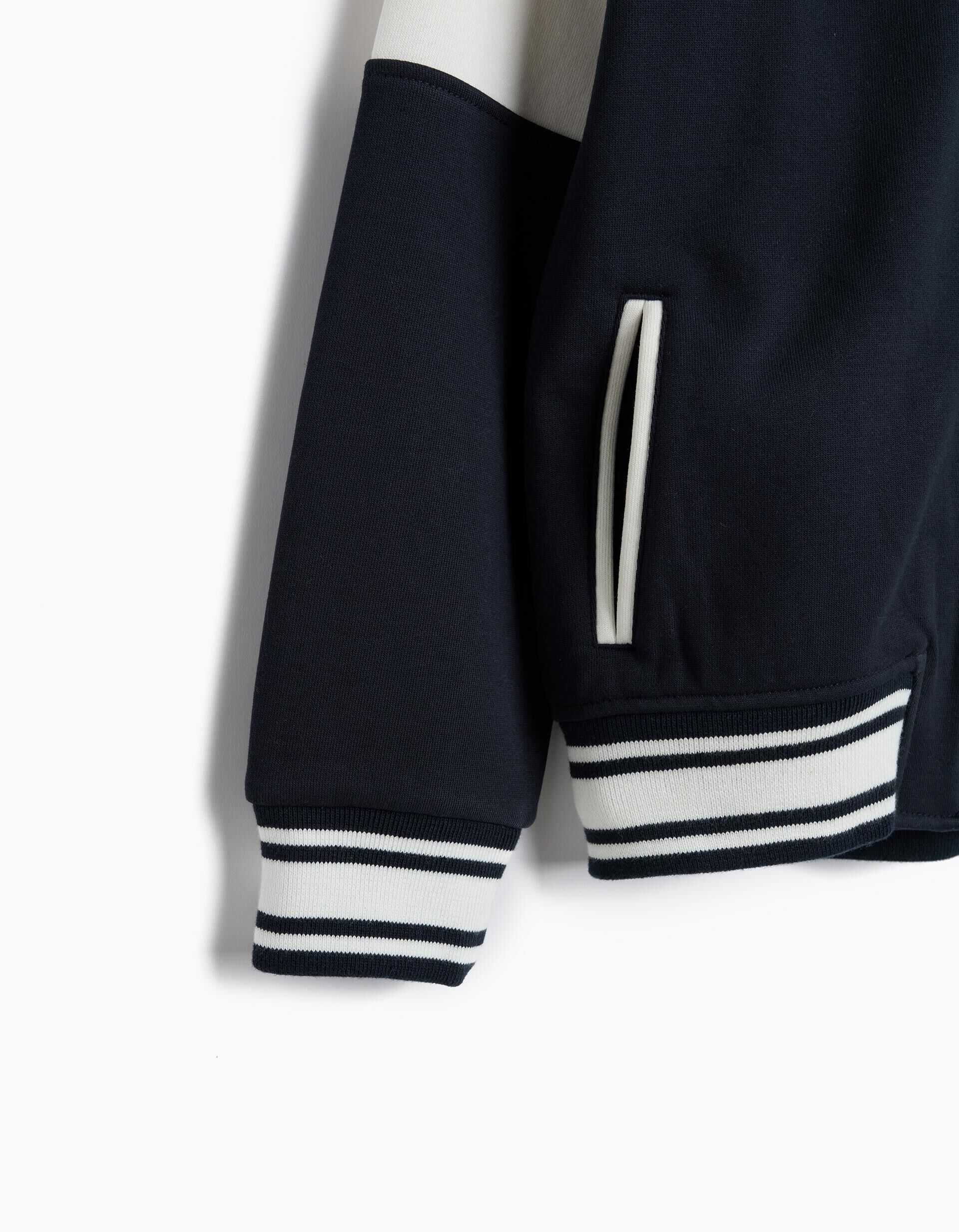 Comprar Online Blus&atilde;o Bomber, Menino, Azul Escuro