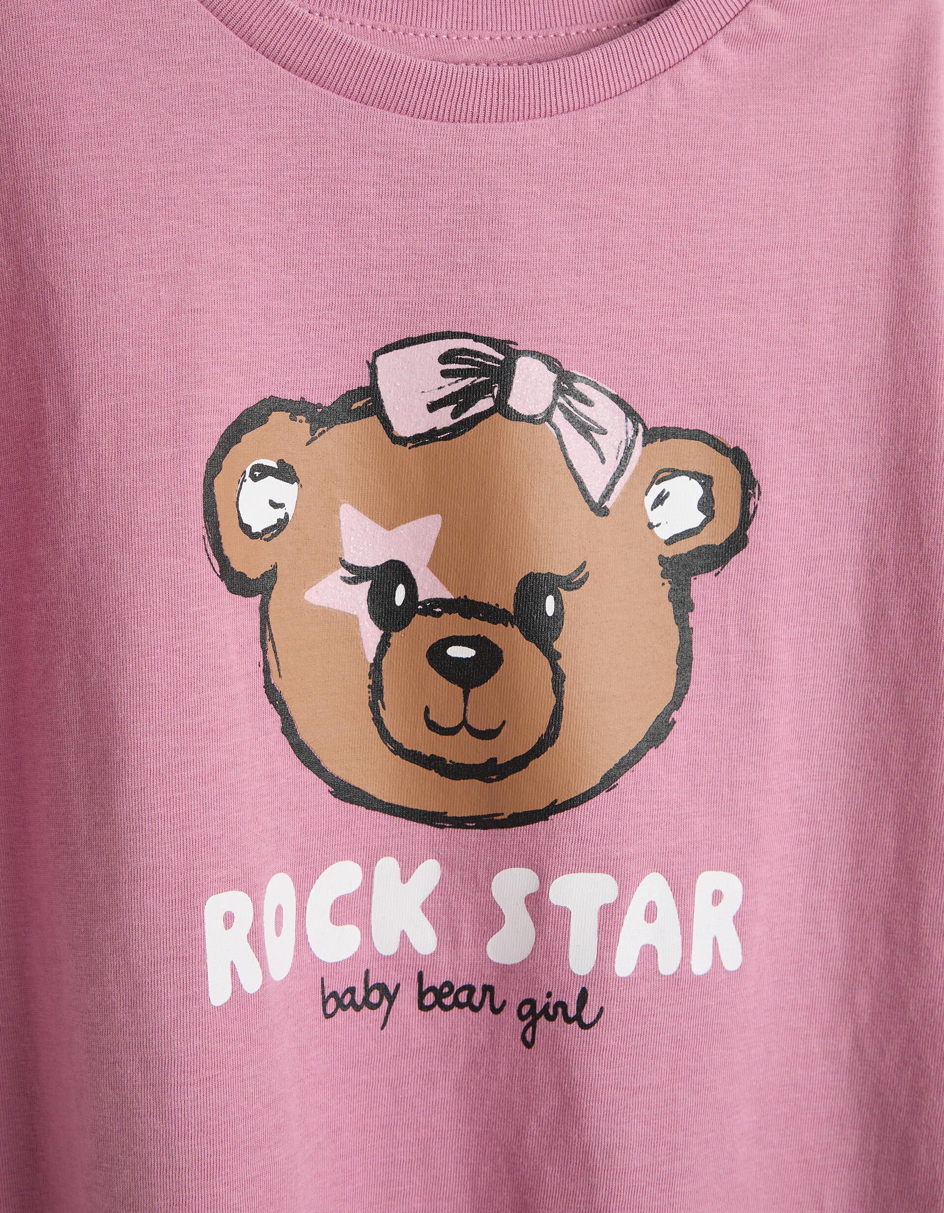 Comprar Online T-shirt Estampada, Menina, Rosa