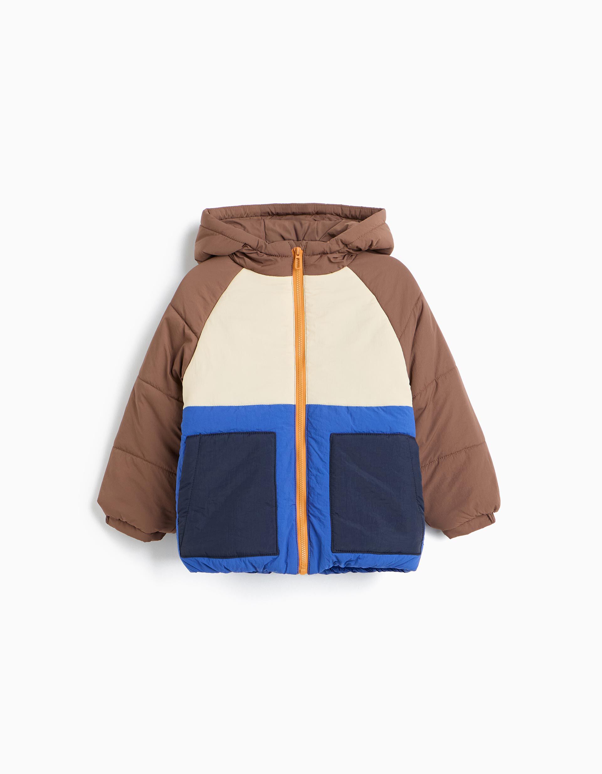 Comprar Online Casaco Acolchoado Com Capuz, Menino, Castanho
