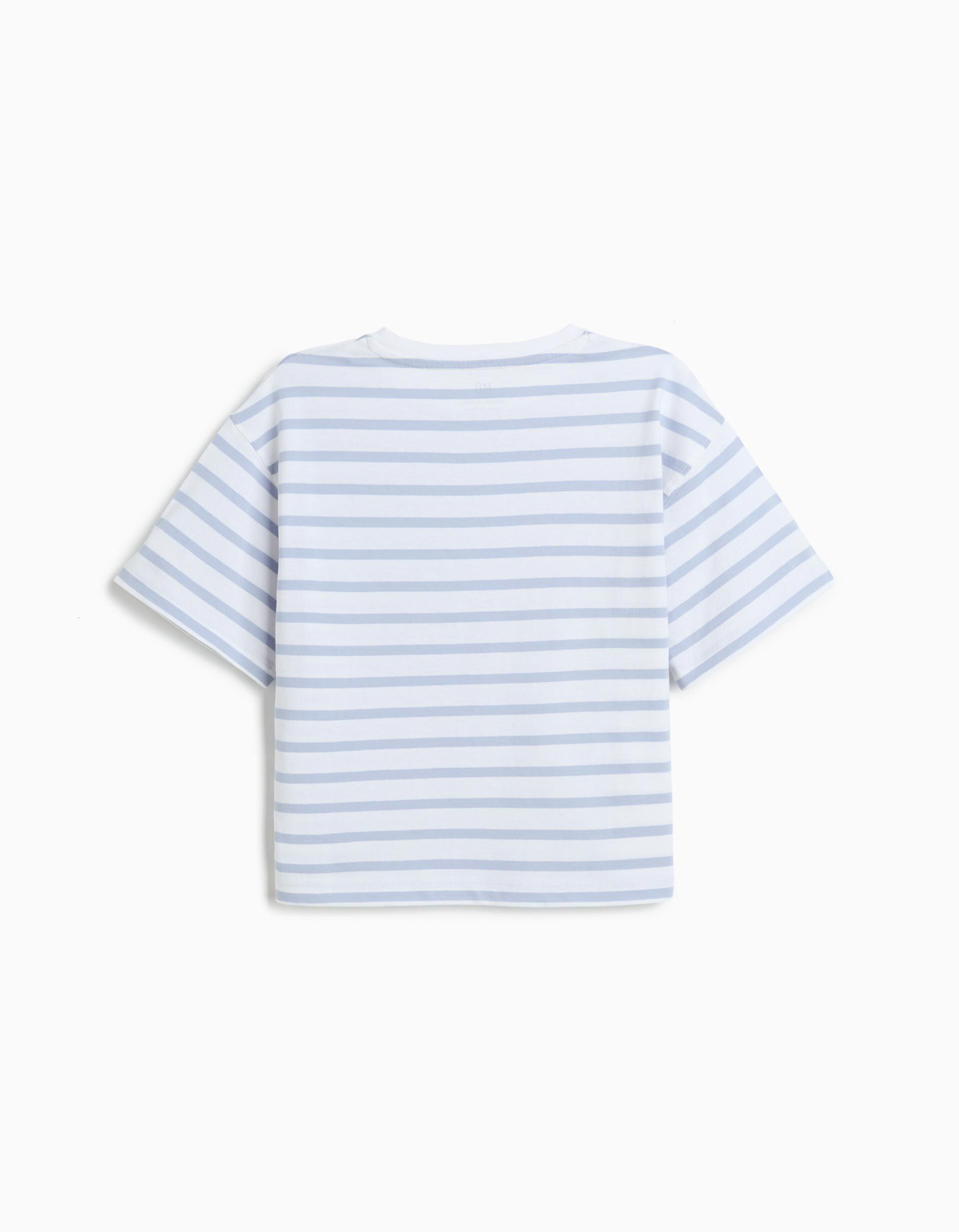 Comprar Online T-shirt Riscas, Menina, Azul