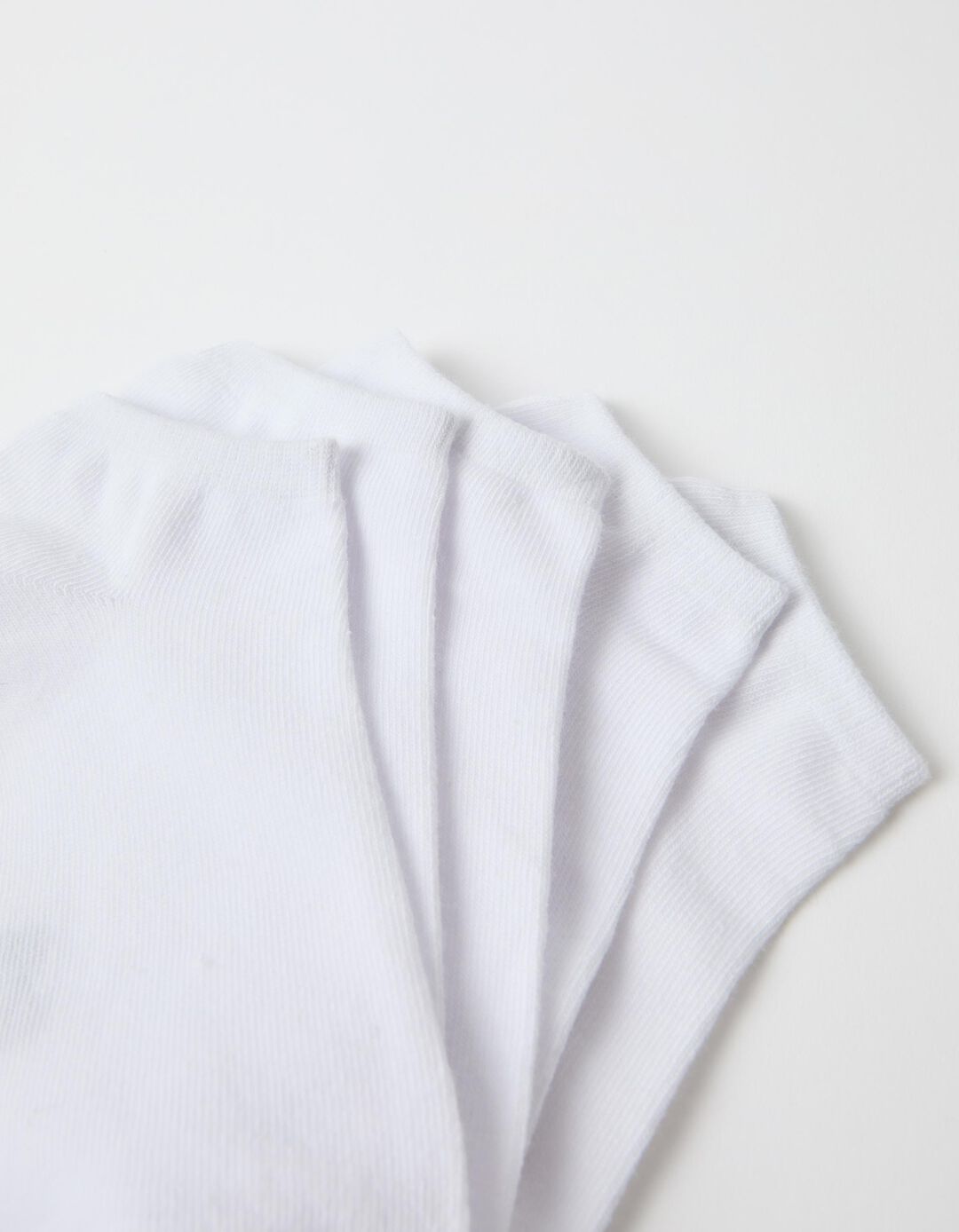 Pack 5 Pares de Meias Tornozelo, Mulher, Branco