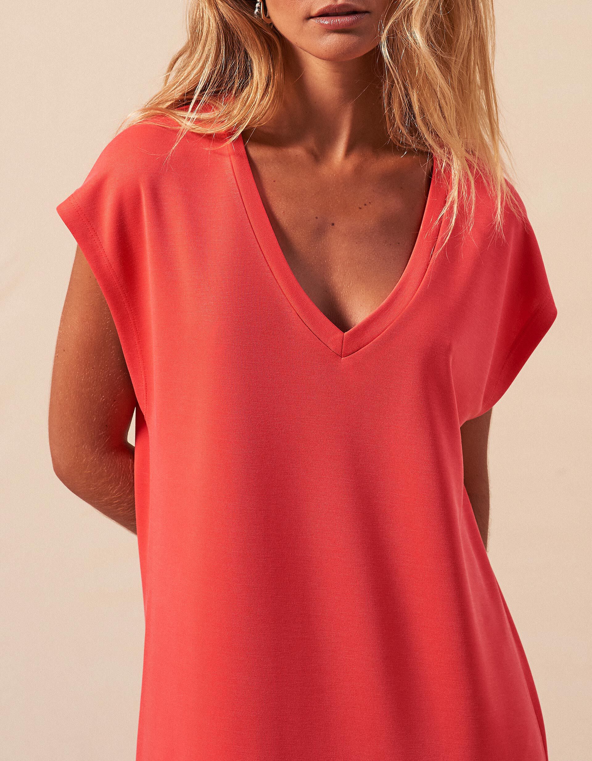 Comprar Online Vestido Midi, Mulher, Rosa Escuro