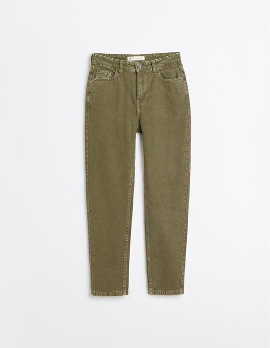 Comprar Online Cal&ccedil;as De Ganga Mom Fit, Mulher, Verde Escuro