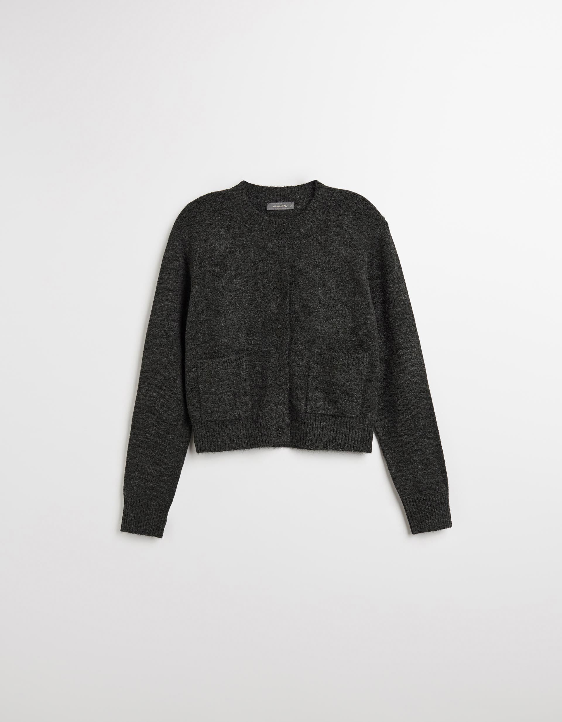 Comprar Online Casaco de Malha, Mulher, Cinzento Escuro