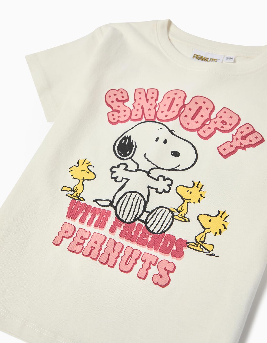T-shirt 'Snoopy', Menina, Branco