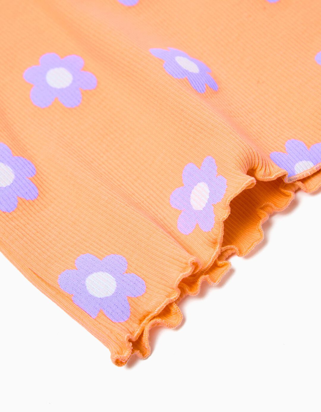 T-shirt, Menina, Laranja Claro