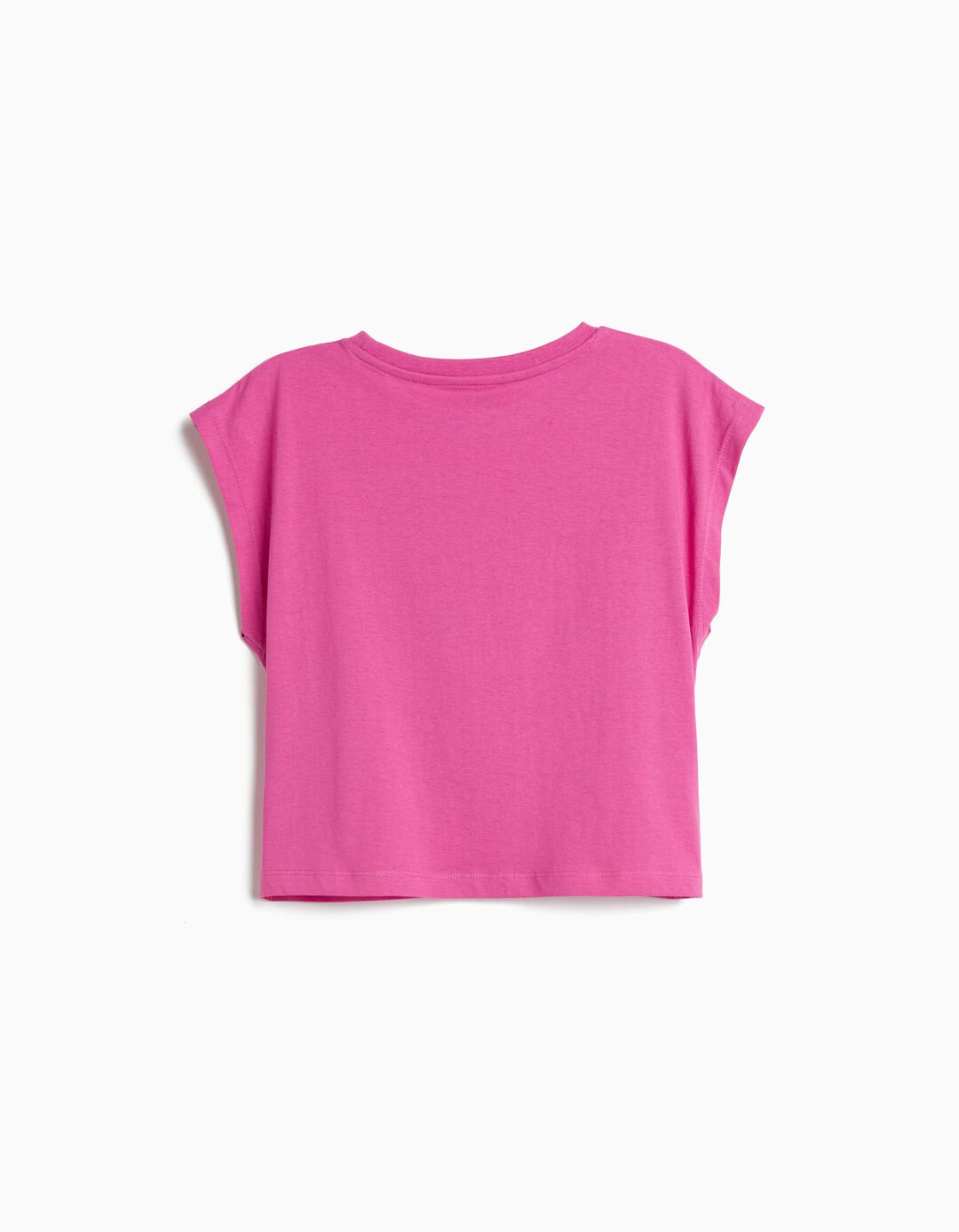 T-shirt Estampada, Menina, Rosa