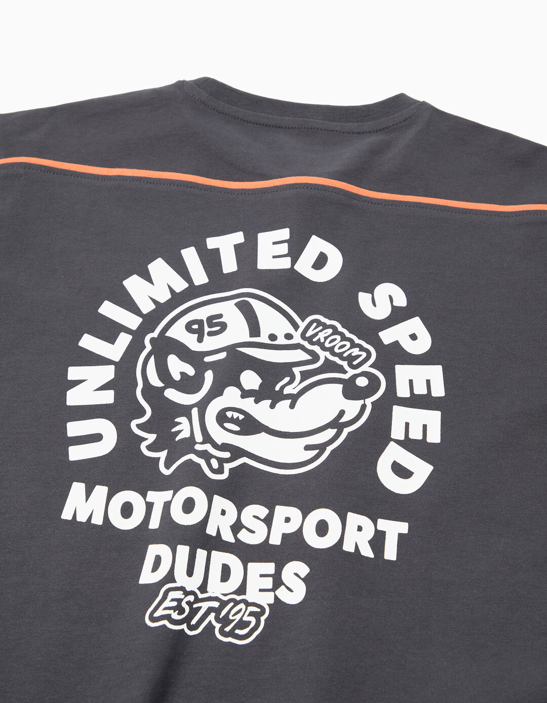 T-shirt de Manga Comprida, Menino, Cinzento Escuro