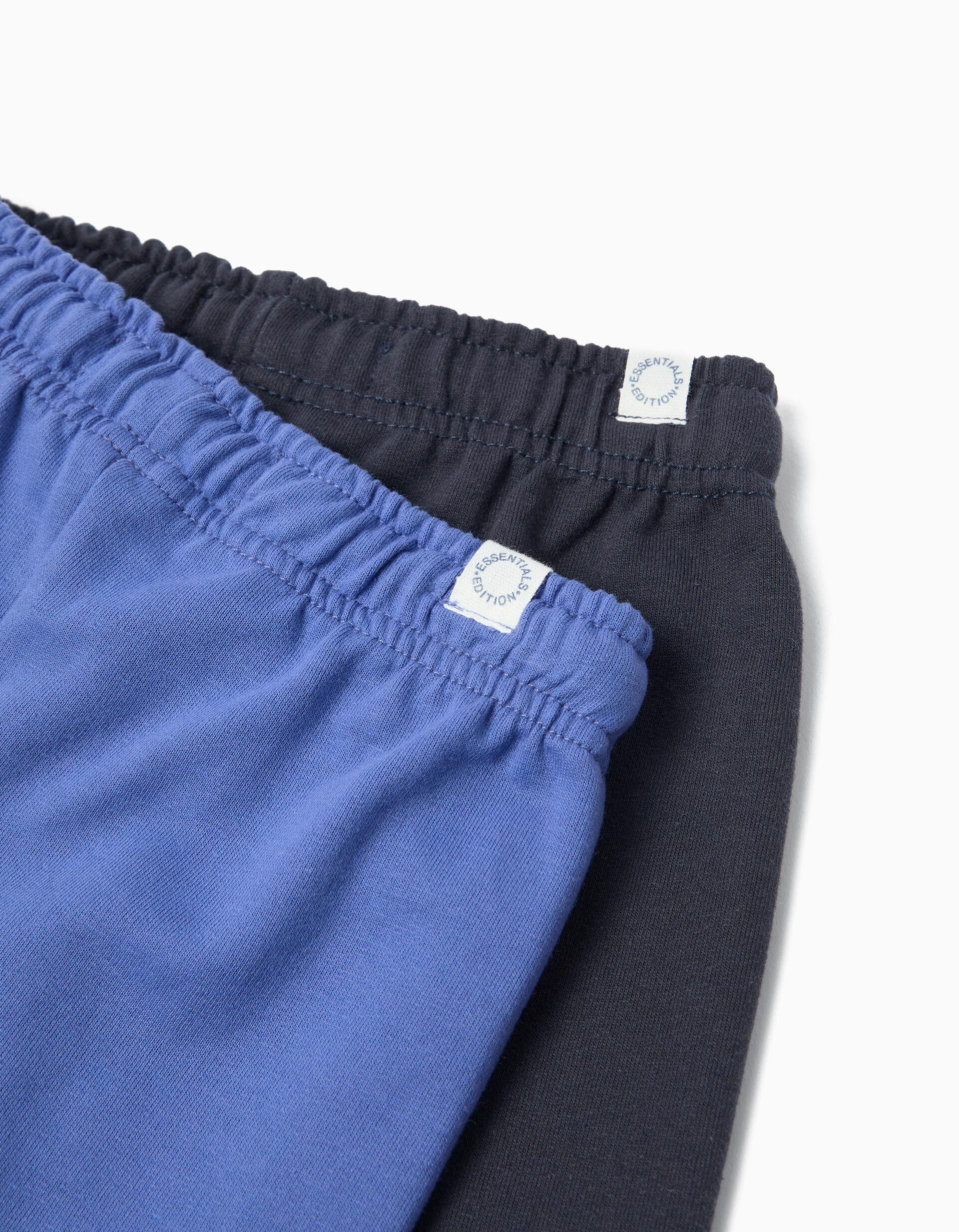 Comprar Online Pack 2 Joggers de Felpa, Menino, Azul