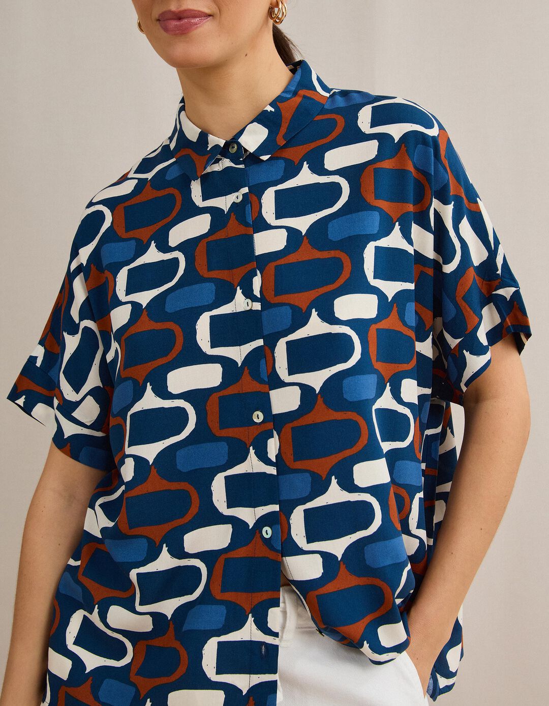 Camisa, Mulher, Azul
