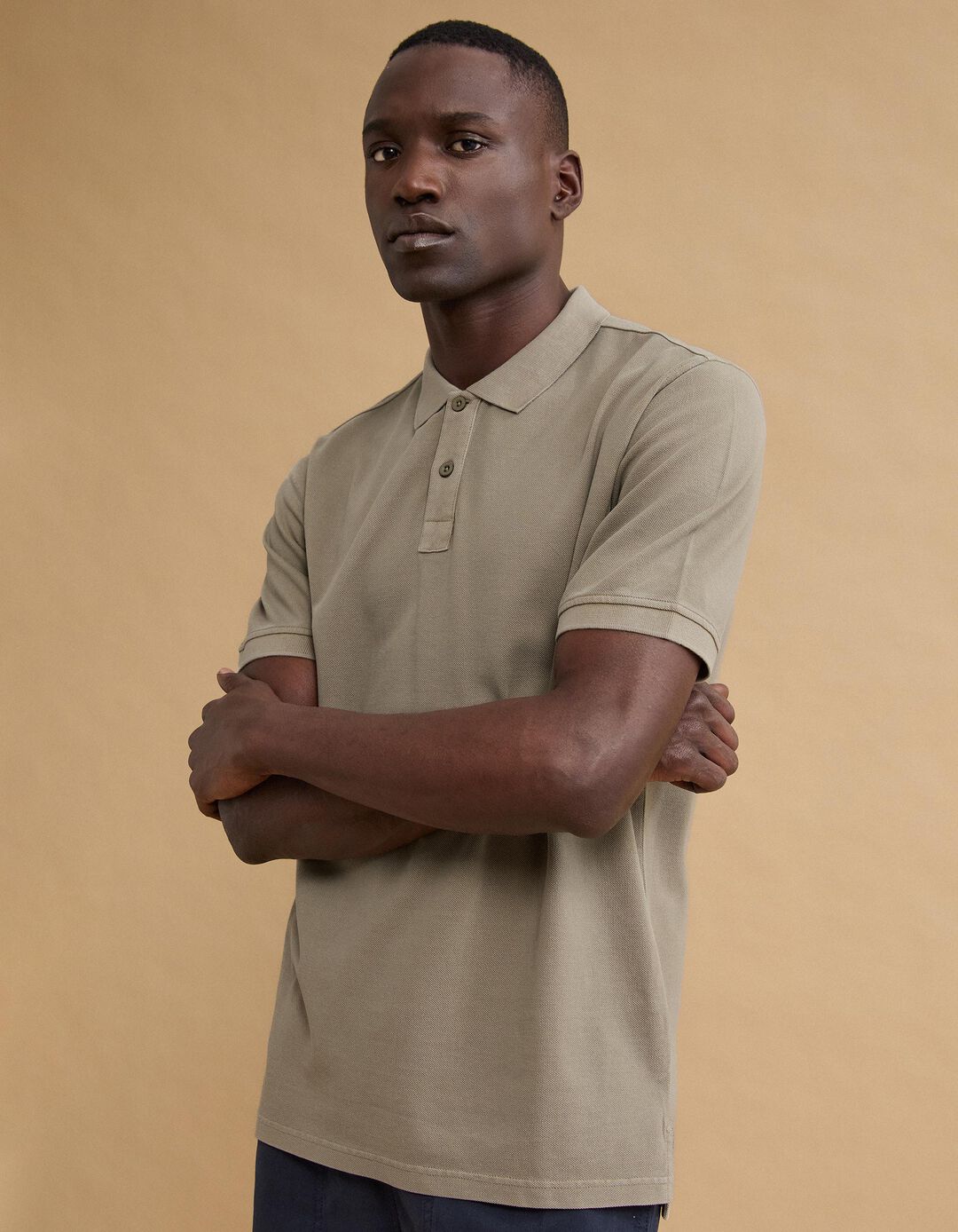 Polo Piquet, Homem, Caqui