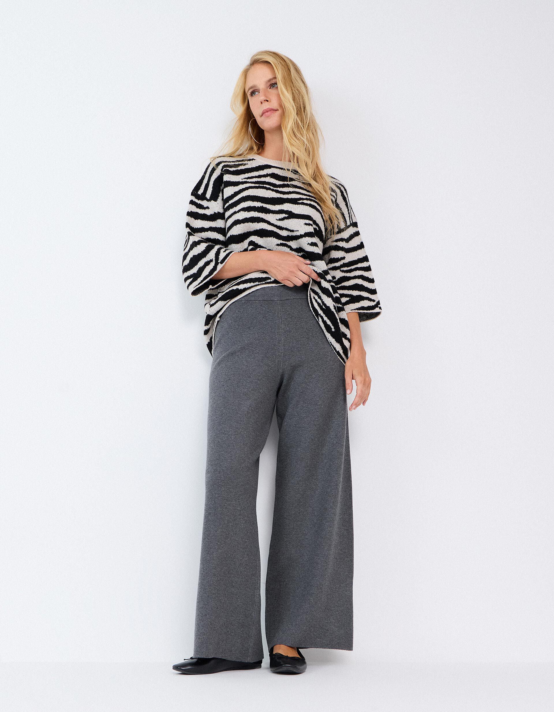 Comprar Online Cal&ccedil;as De Malha, Mulher, Cinzento