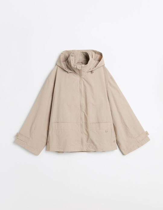 Comprar Online Parka Curta, Mulher, Bege
