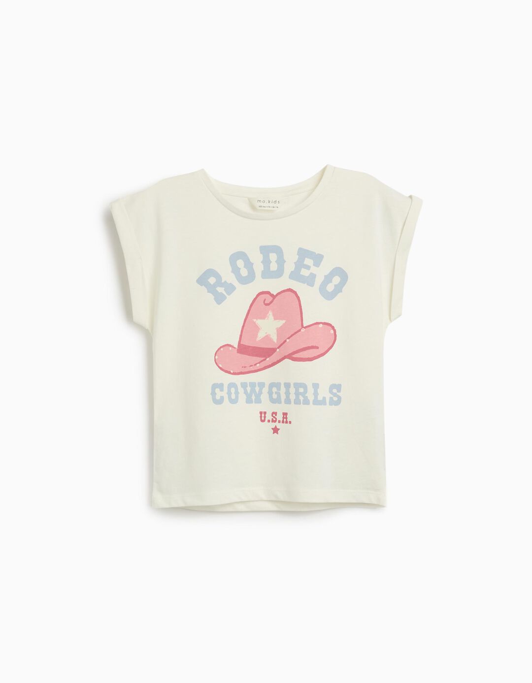 T-shirt Print, Menina, Cru