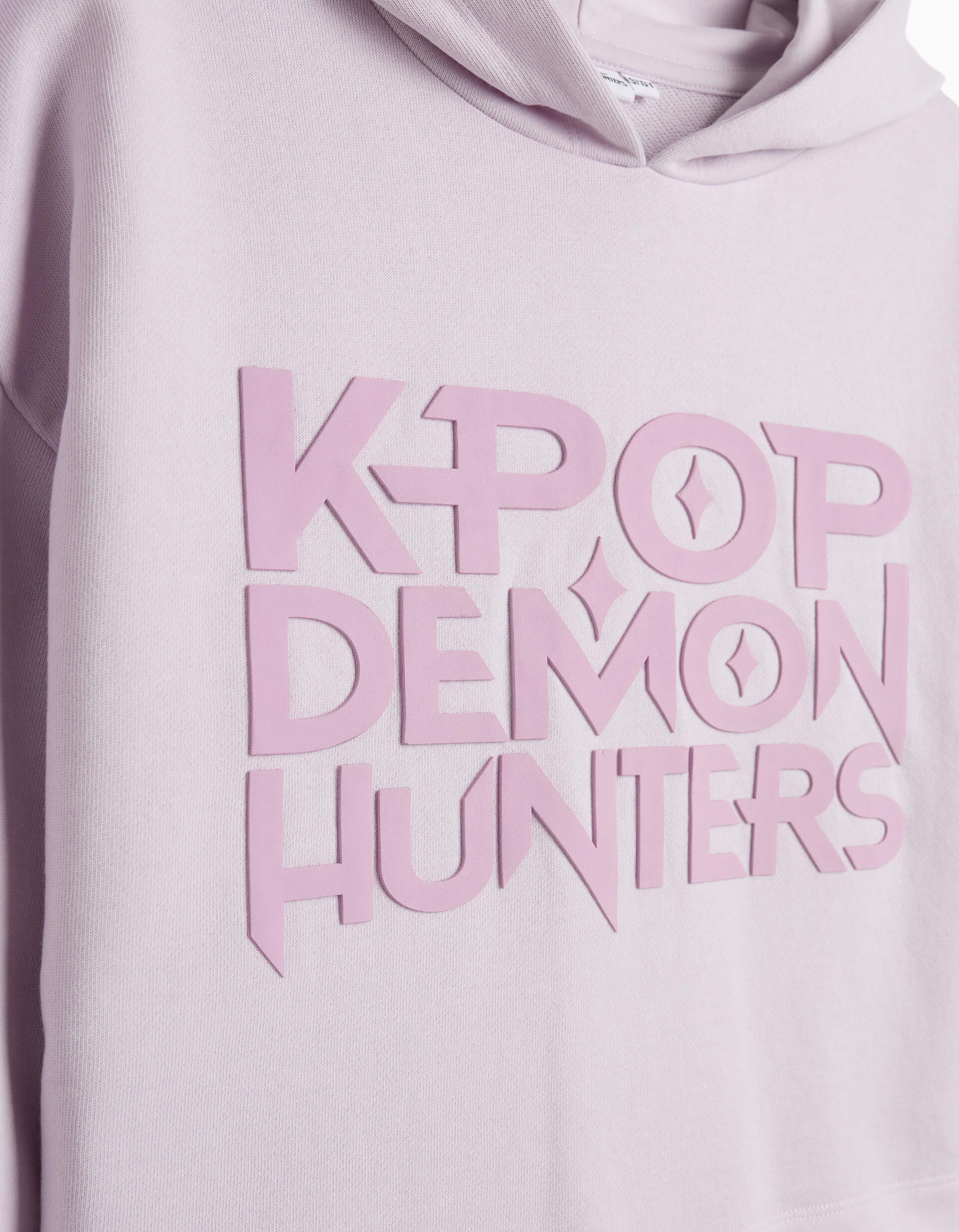 Comprar Online Sweatshirt 'KPop Demon Hunters', Menina, Roxo Claro