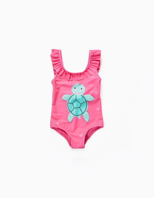 Swimsuit for Baby Girls 'Turtle', Pink