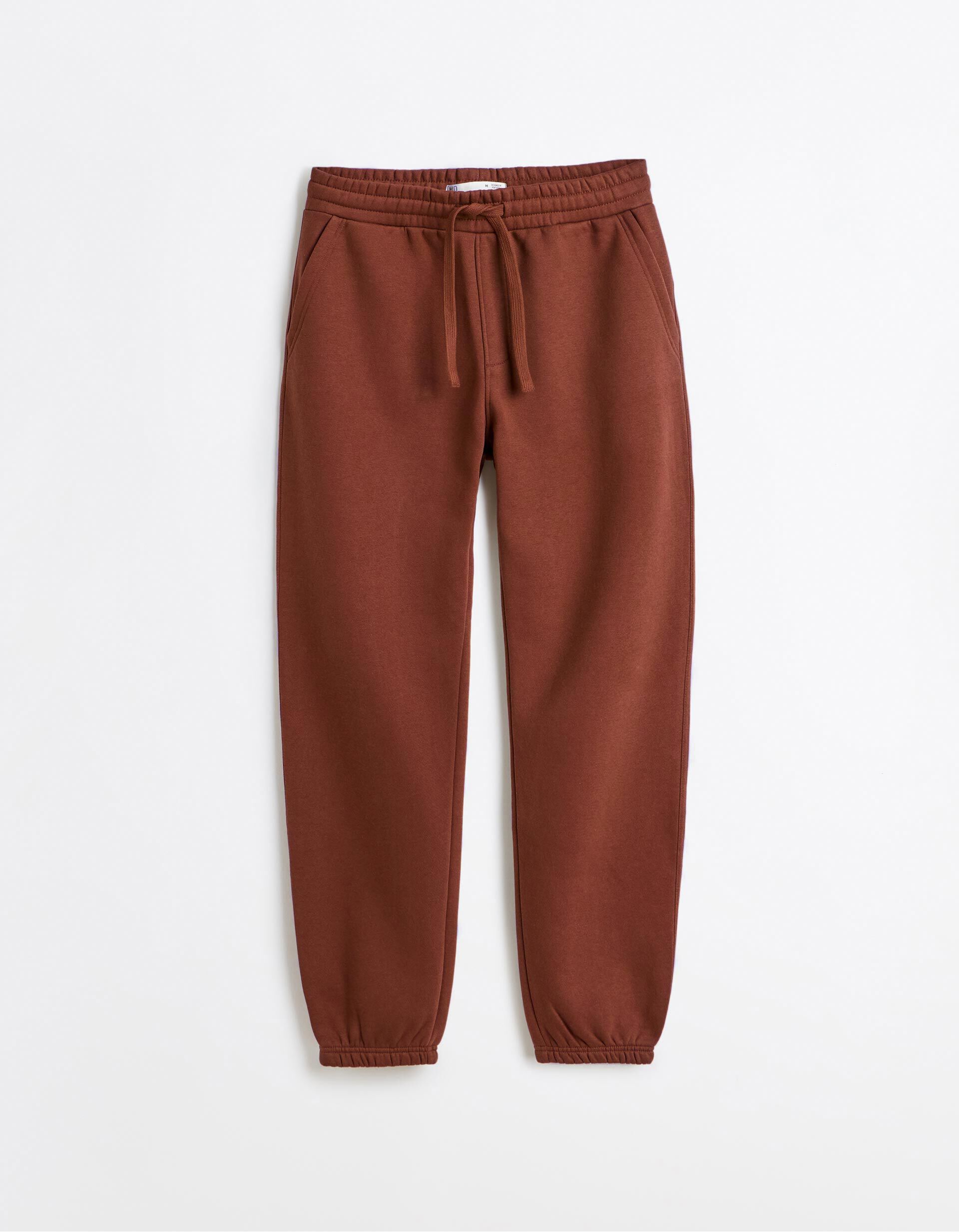 Comprar Online Cal&ccedil;as Jogger De Felpa, Homem, Castanho