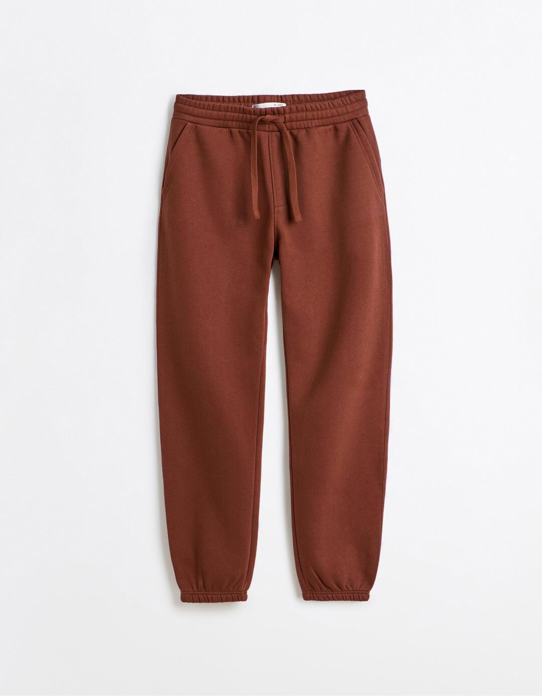 Cal&ccedil;as Jogger De Felpa, Homem, Castanho