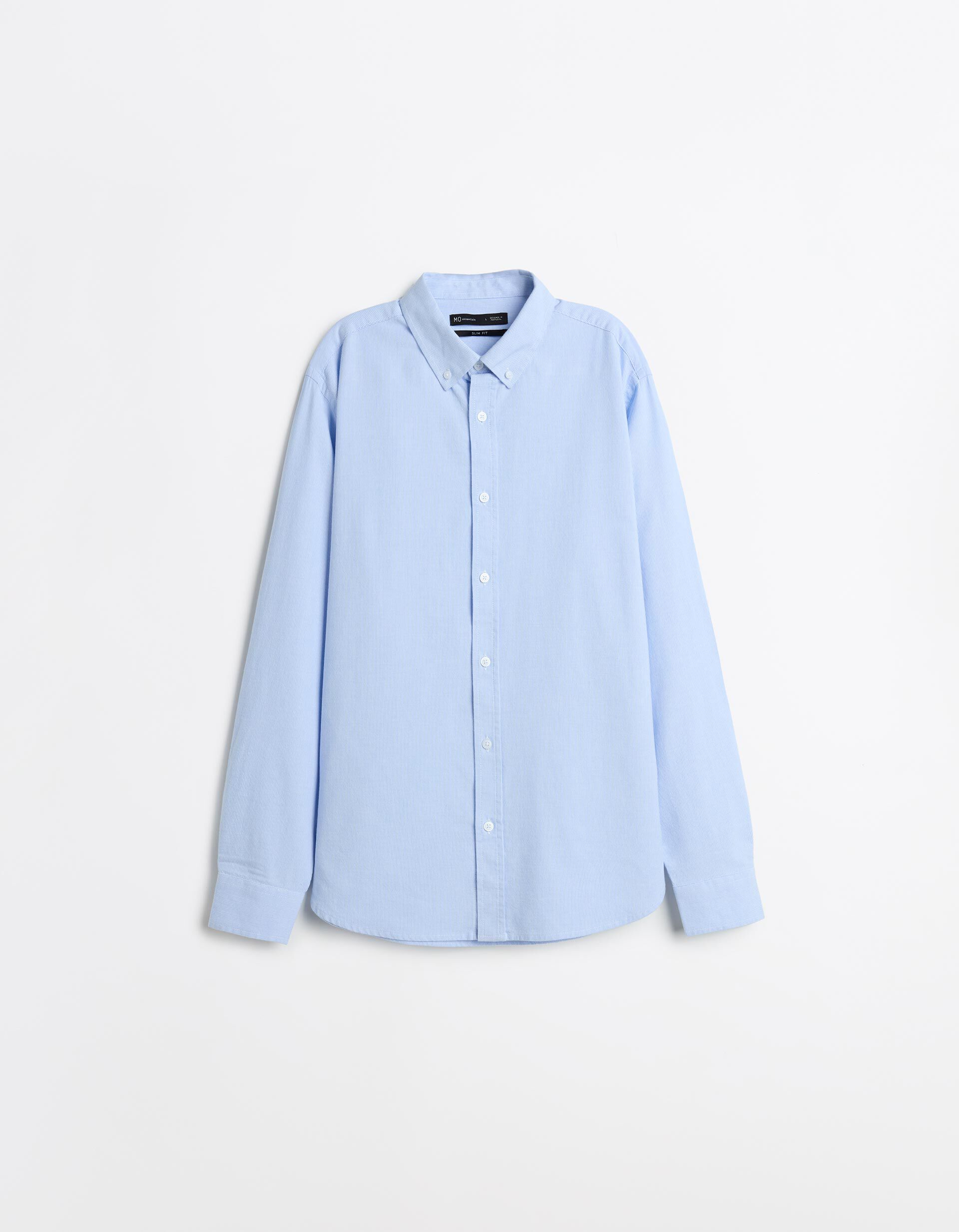 Comprar Online Camisa Oxford, Homem, Azul