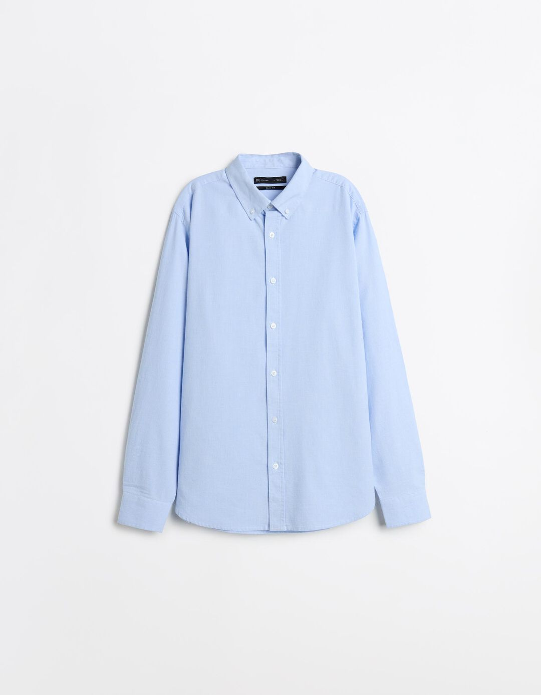 Camisa Oxford, Homem, Azul