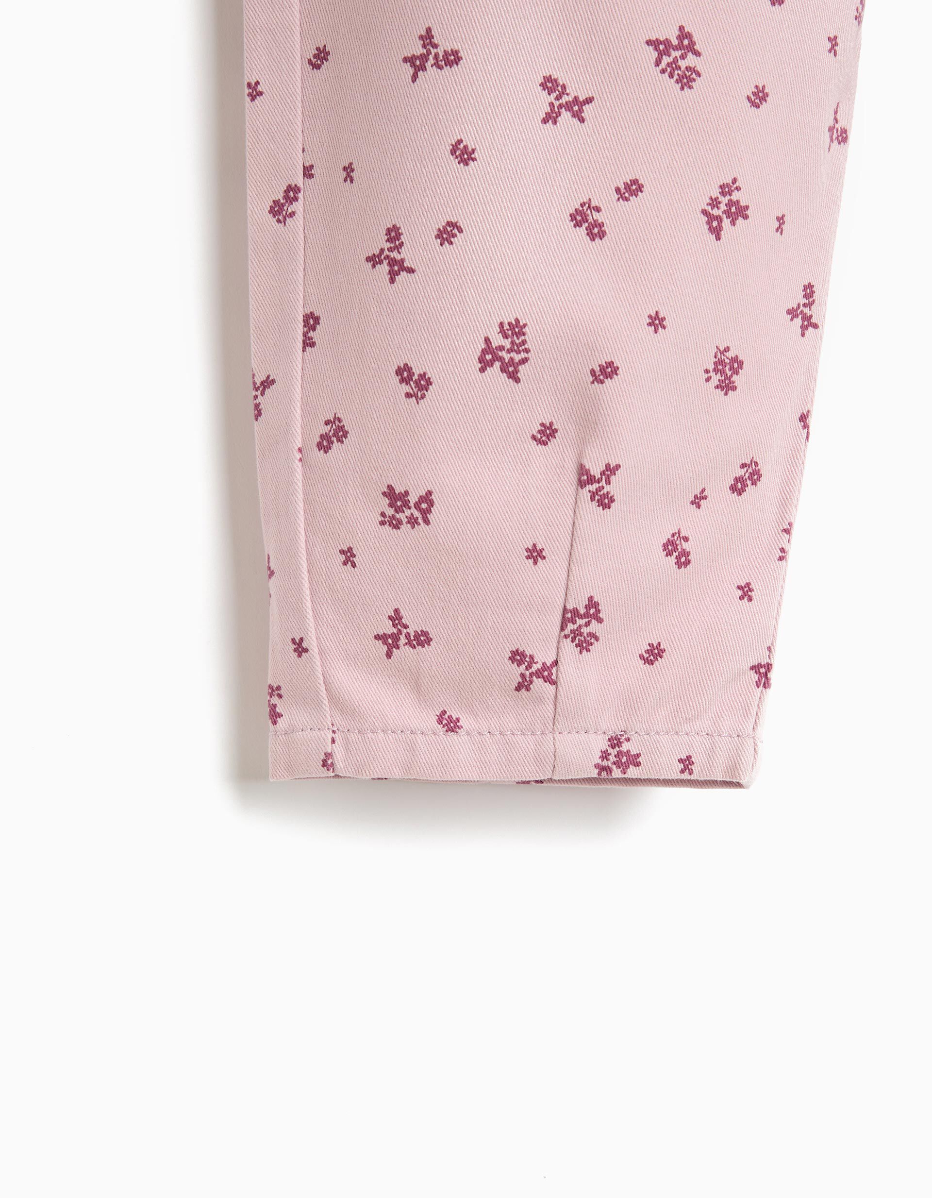 Comprar Online Cal&ccedil;as Paperbag Estampadas, Menina, Rosa Claro