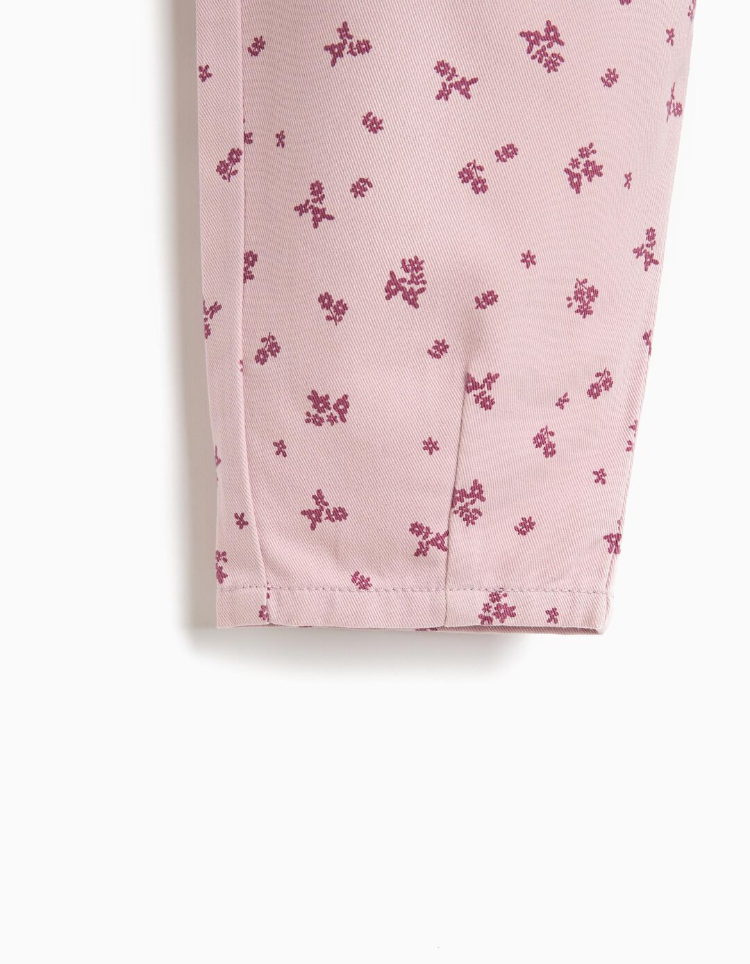 Cal&ccedil;as Paperbag Estampadas, Menina, Rosa Claro