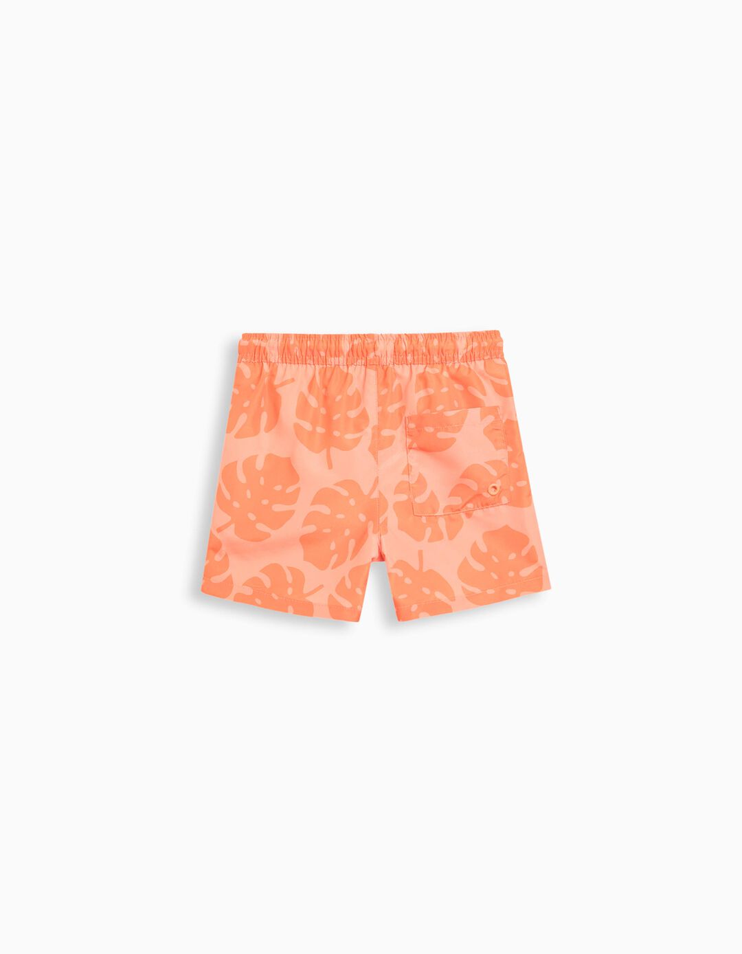 Calções de Banho Estampados, Menino, Laranja Claro 
