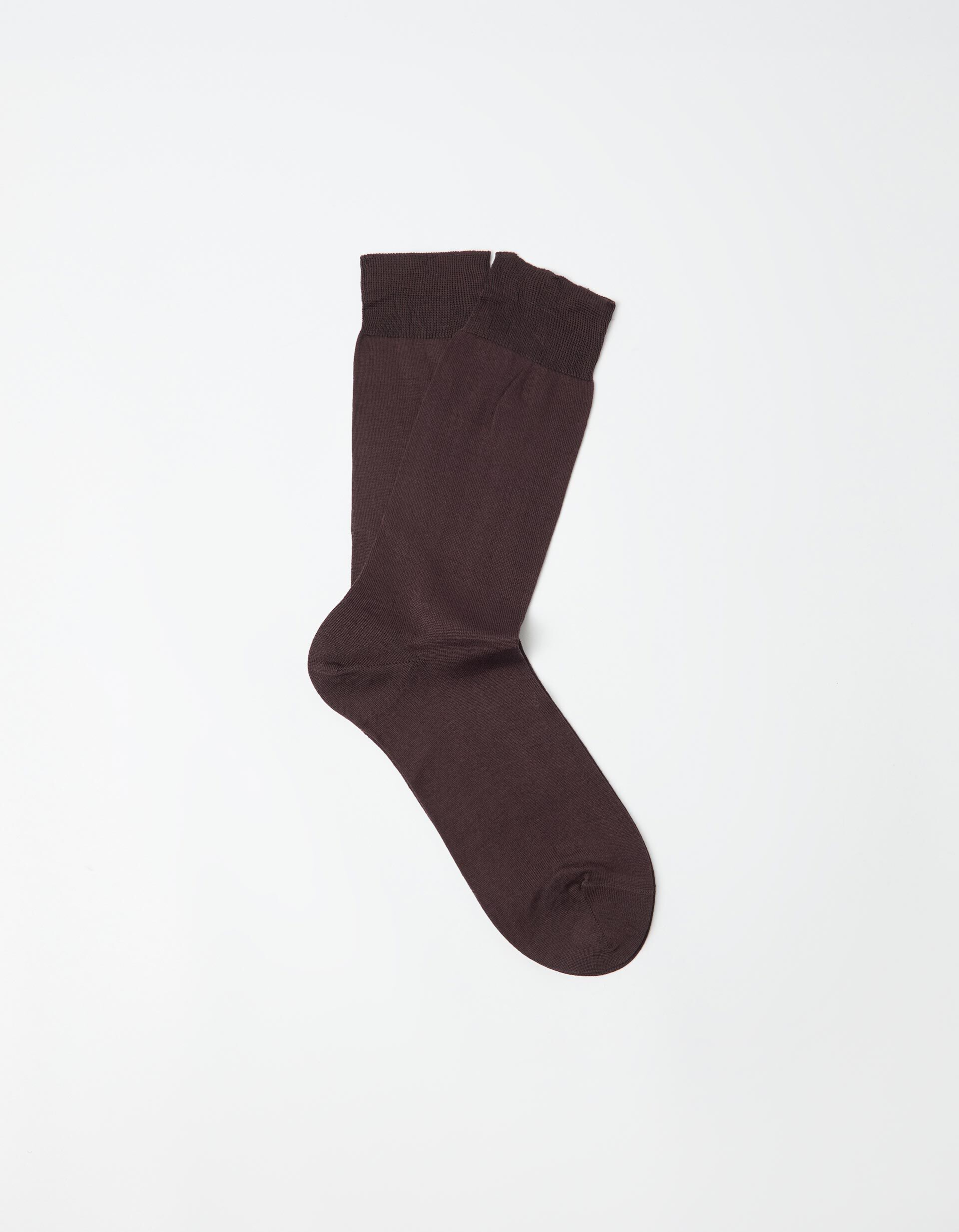 Comprar Online Meias 100% Algod&atilde;o, Homem, Castanho