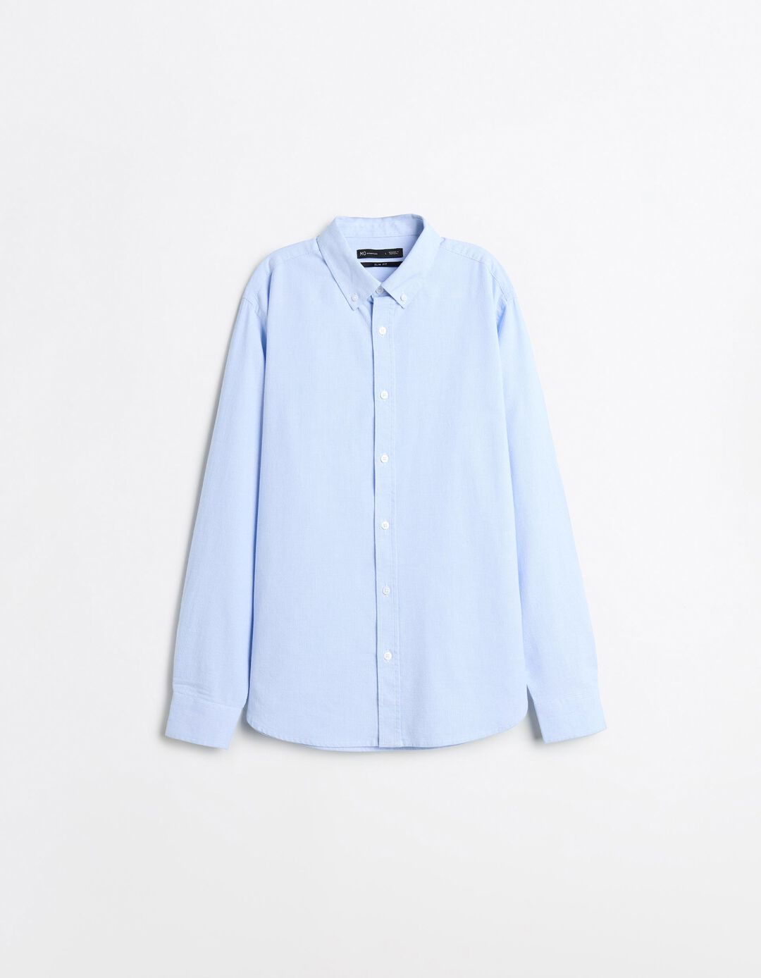 Camisa Oxford, Homem, Azul
