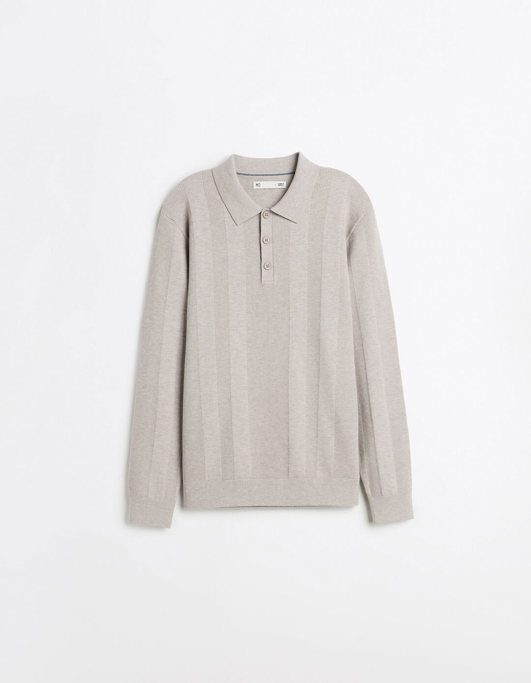 Polo de Malha, Homem, Bege Claro