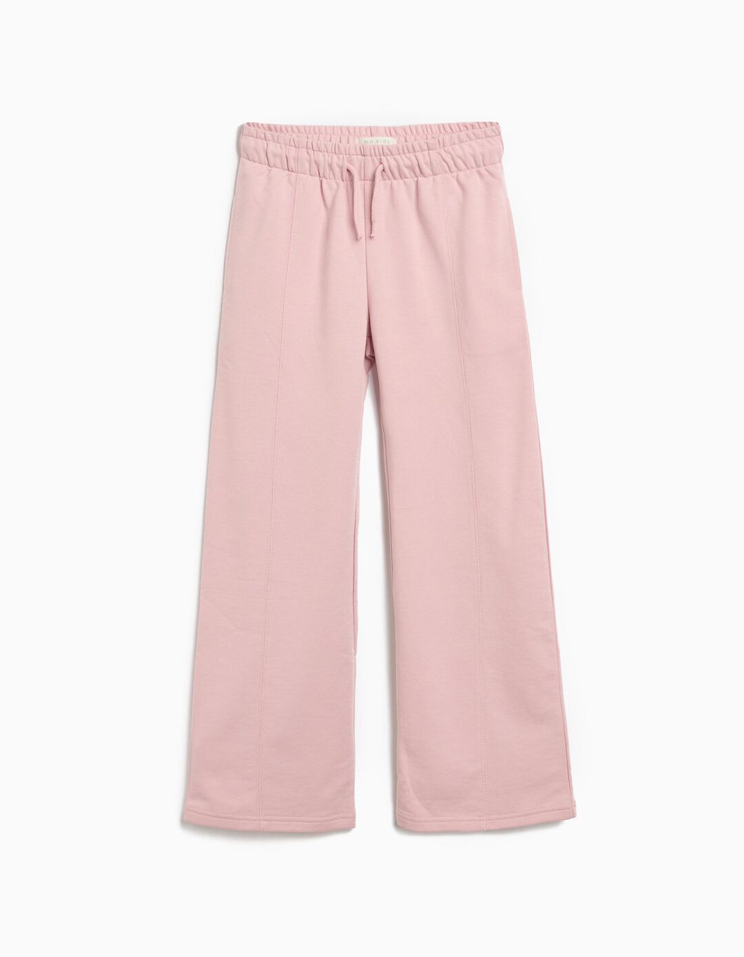 Calças Wide Leg, Menina, Rosa Claro
