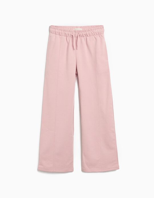 Comprar Online Calças Wide Leg, Menina, Rosa Claro
