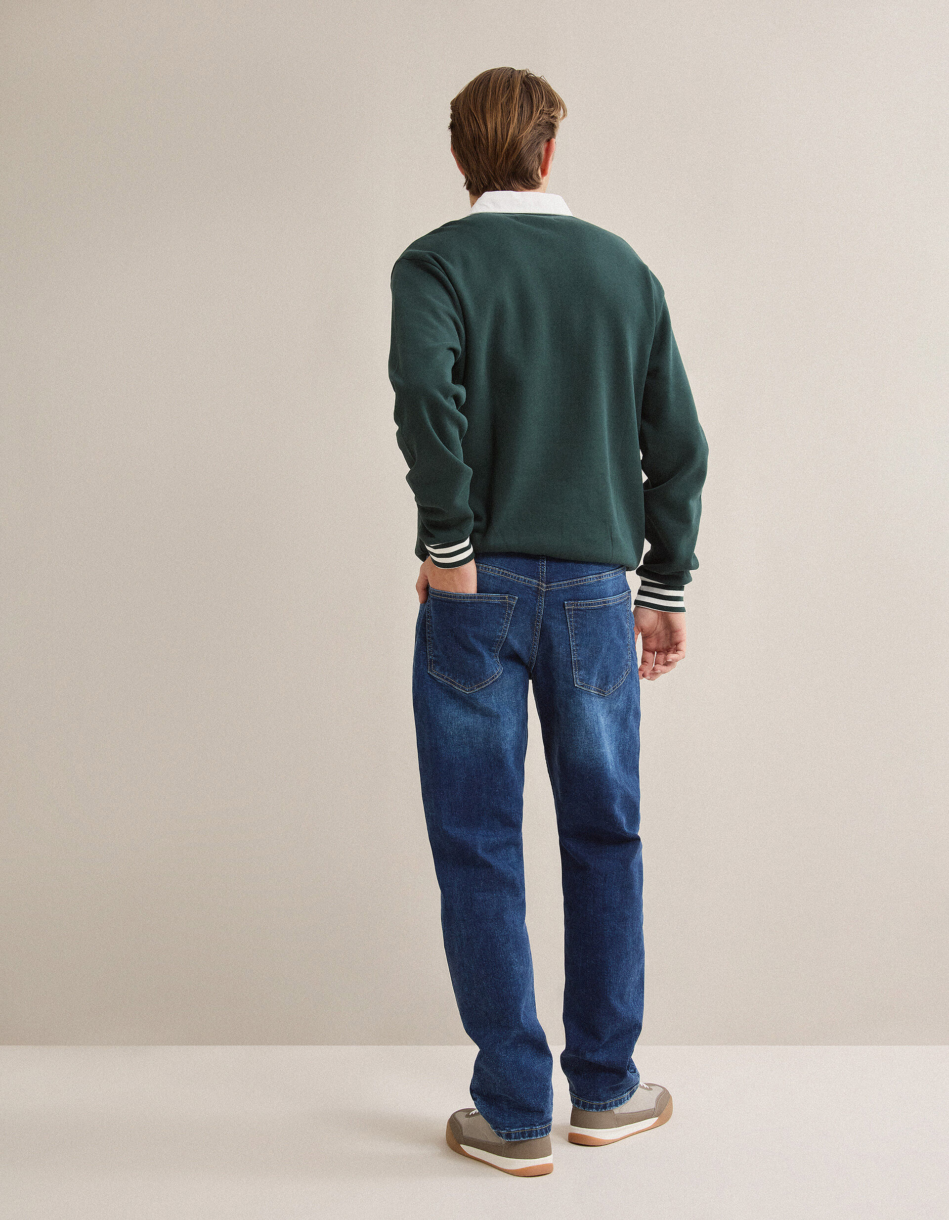 Comprar Online Cal&ccedil;as de Ganga 'Tapered Fit', Homem, Azul