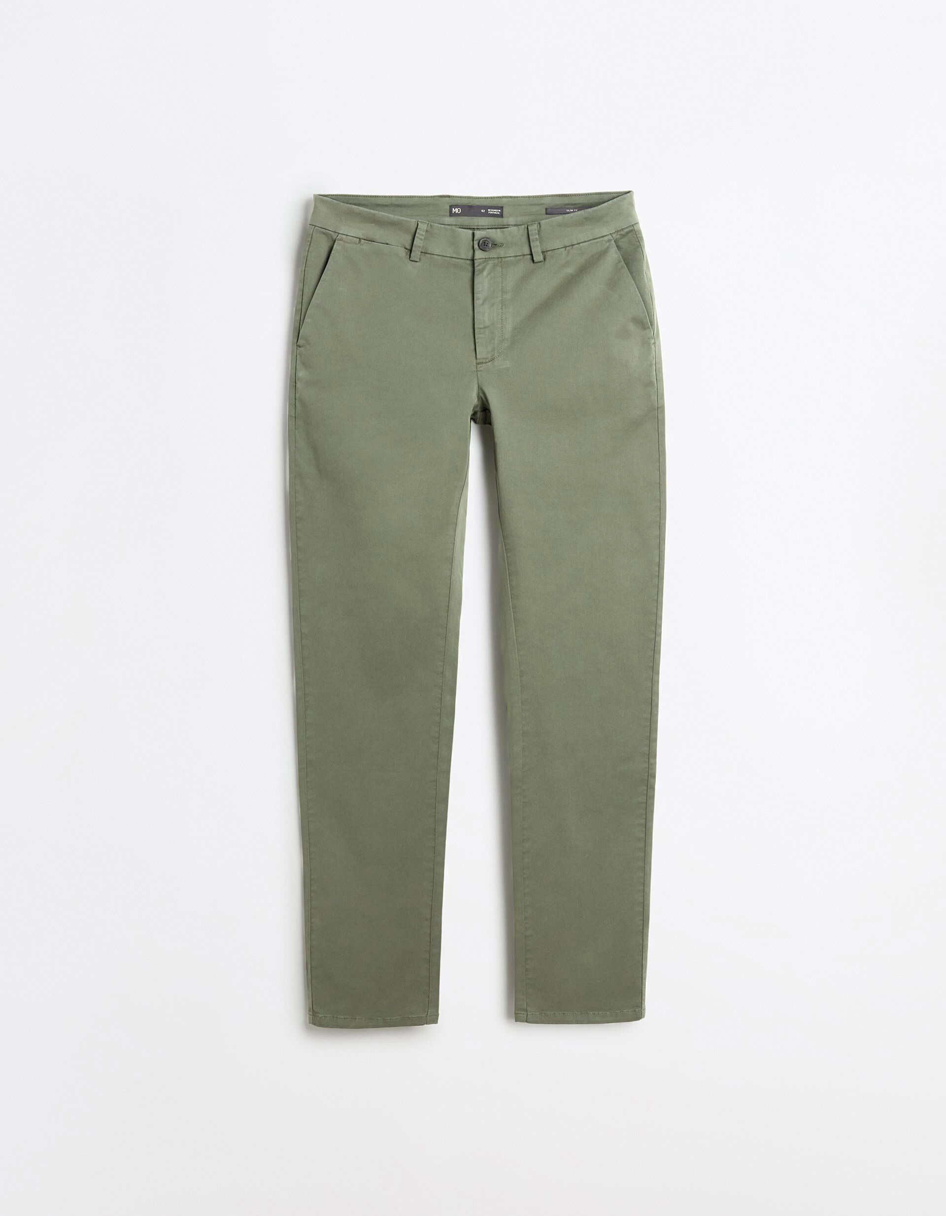 Comprar Online Cal&ccedil;as Chino Slim, Homem, Verde Escuro