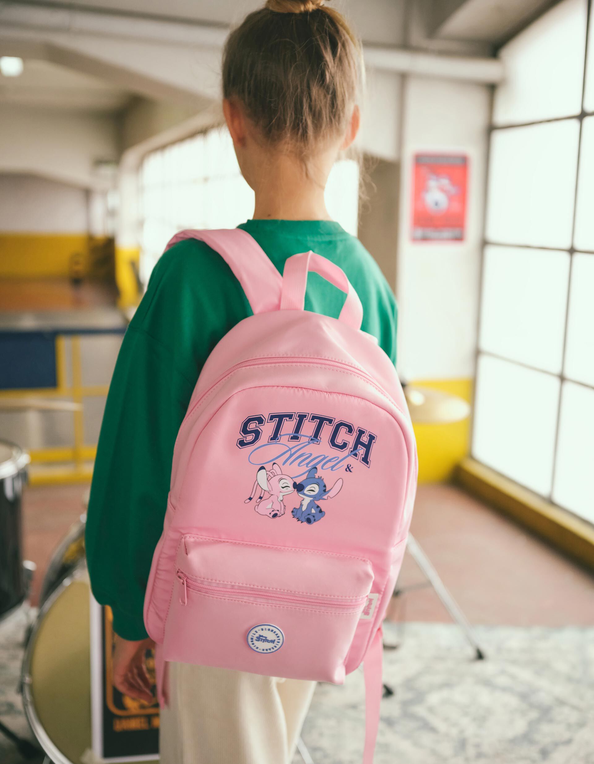 Mochila 'Stitch' &copy;Disney, Menina, Rosa